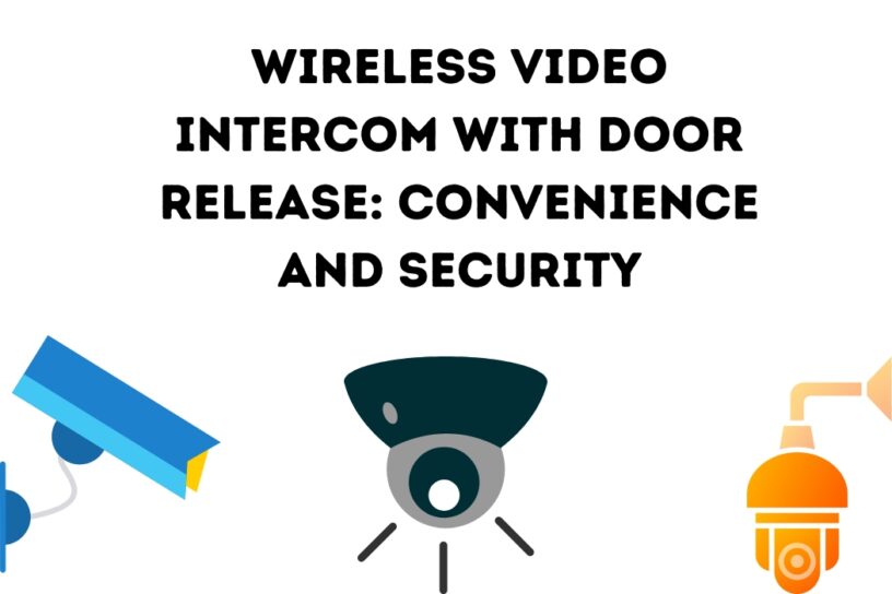 Wireless Video Intercom System with Door Release